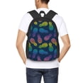 thumbnail image 6 of Vsdgher Abstract Bright Pineapple Fruit Retro Print Backpack for Women Men School Bookbag with Laptop Compartment for College Work Travel, Simple Fashion Casual Daypack, Fit 15" Laptop, 6 of 8