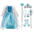 thumbnail image 1 of KAWELL Princess Robe Déguisement d'Halloween pour Fille à Manches Longues, Enfant 6x, 1 of 5