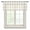 Beige, variant on Pink Plaid Sheer Curtains Valances for Windows Spring Summer Farmhouse Buffalo Checkered Chiffon Kitchen Valances for Cafe, Voile Window Treatments Curtains for Living Room Bedroom, 54"x18"