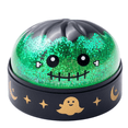 thumbnail image 2 of Halloween Frankenstein Dumpling Squishy Green Glitter Stress Relief Sensory Fidget Ball in Steamer Container, Spooky Party Favors Treat Bag Stuffers, 1 Pack, 2 of 6