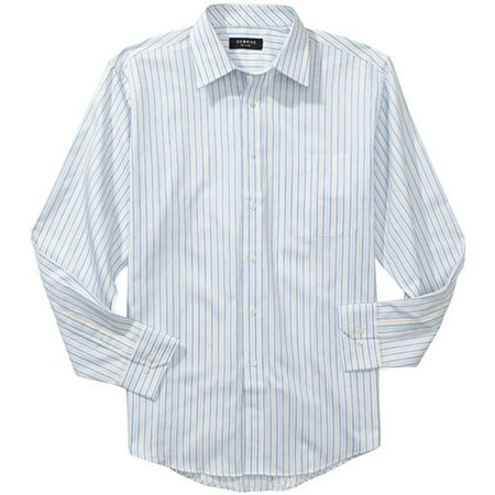 George - Men's Dobby Stripe Premium Dress Shirt