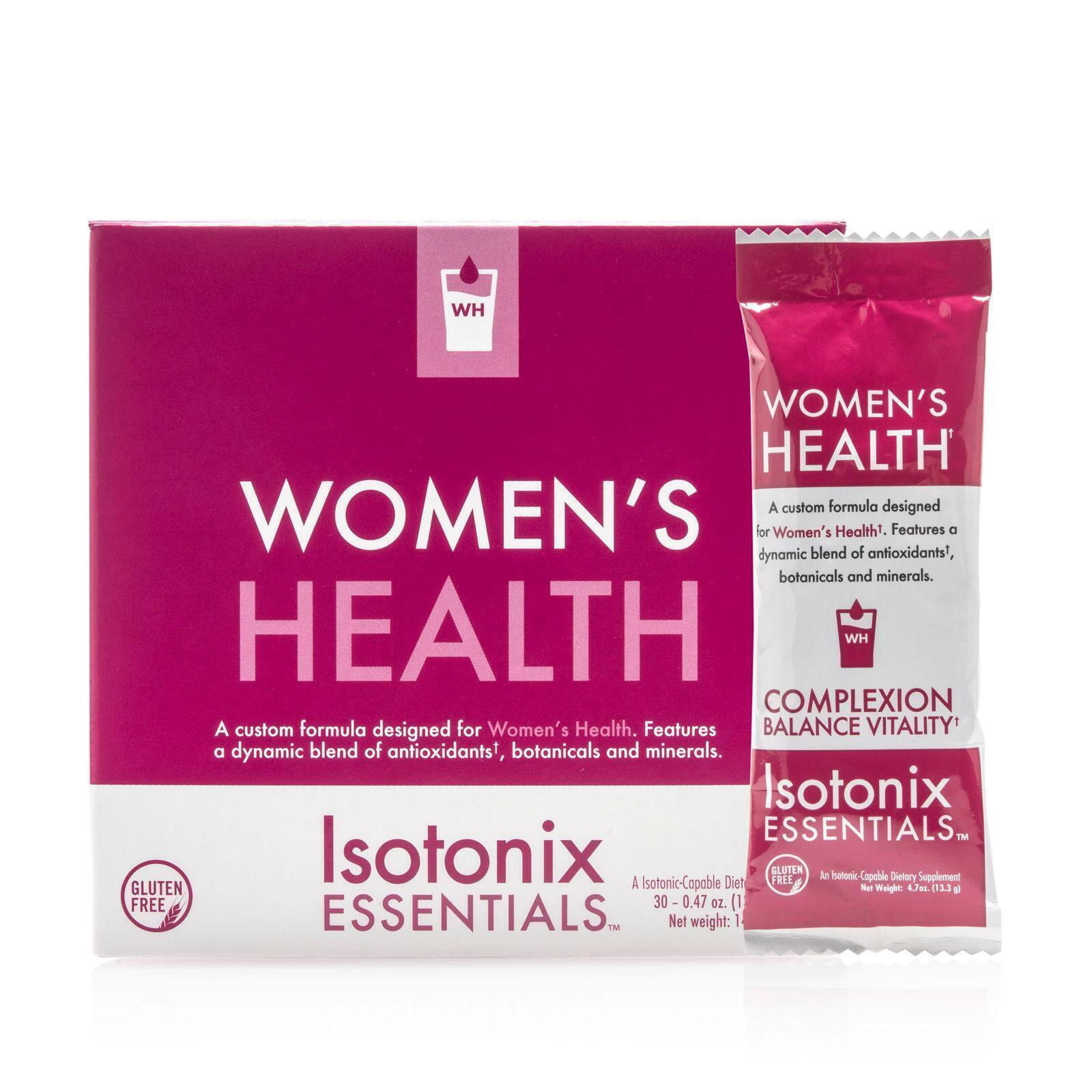 Isotonix Essentials Women's Health - Multivitamin with Collagen, Vitamin C, Probiotics, Hair, Skin, and Nails Support, Boosts Immune Health & Vitality, 30 Packets