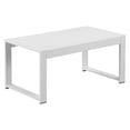 thumbnail image 1 of Pangea Home CT-WHT Chester Coffee Table, White Anodized Aluminum/Polyresin, 1 of 2