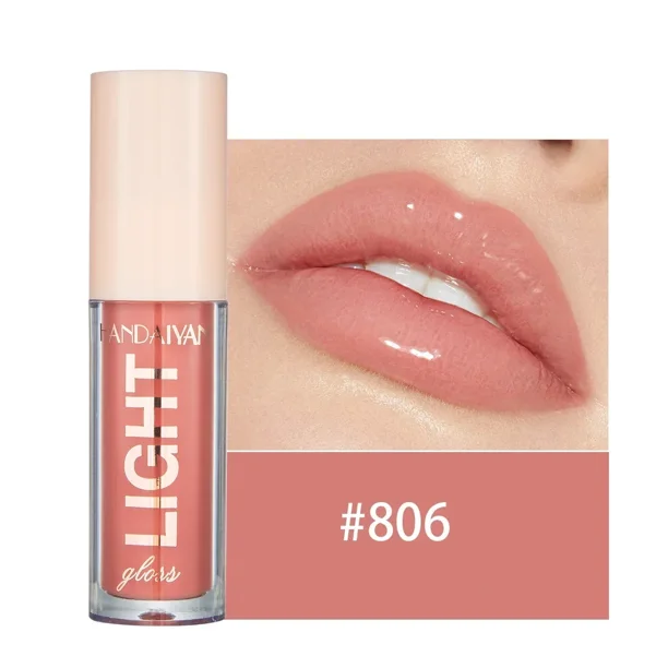 12 colores espejo perla brillo de labios impermeable de larga duración hidratante lápiz labial brillo de labios reluciente cosméticos de maquillaje para mujeres