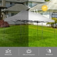 thumbnail image 6 of Ainfox 10x20 Heavy Duty Pop up Canopy Tent,Outdoor Shade Instant Folding Event Gazebo with Wheeled Bag,White, 6 of 9