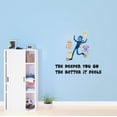 thumbnail image 2 of Boys The deeper you Go The Better it Feels Cute Sports Wall Decal Decoration Under the Sea Wall Decal for Dive fanatics Lasts Years and Easily Removable - Size: 10 In(W) x 9 In(H), 2 of 5