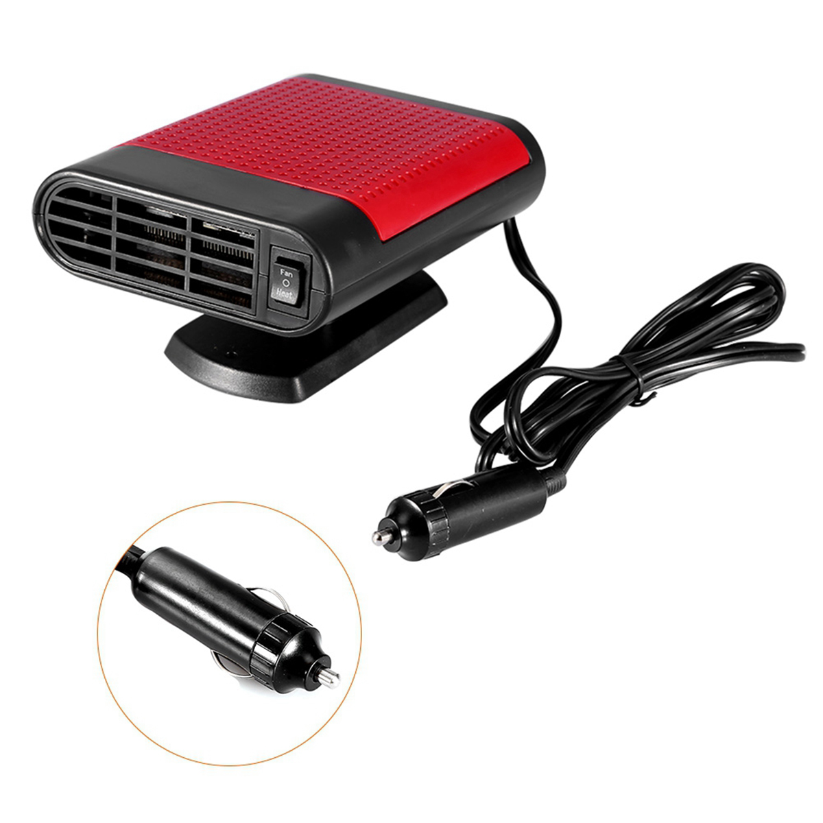 Oenbopo Car Heater Fan, Car 12V Portable Electric Window Heater Heating
