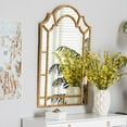 thumbnail image 2 of Baxton Studio Bedivere Modern Glam and Luxe Antique Goldleaf Metal Accent Wall Mirror, 2 of 4