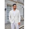 thumbnail image 3 of COOFANDY Mens Casual Sport Coat Blazer One Button Lightweight Suit Jackets, 3 of 6