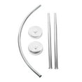 thumbnail image 1 of Shower Curtain Rod, Wall Mounted Curved Shower Curtain Rod  For Bathroom, 1 of 8