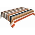 thumbnail image 2 of Rectangle Table Cloths, Multicolored Striped Pattern Oblong Tablecloth Washable Table Cover for Kitchen Dinning Party Tabletop Modern Decoration 60 x 84inch, 2 of 8