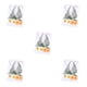 thumbnail image 2 of Ramos de flores secas Cateissary naturales prensadas kit de juego de flores de naranja 5Conjunto, 2 of 6
