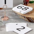 thumbnail image 3 of 100 Count Double-Sided Table Numbers 1-100 for Events, Durable Plastic Cards for Wedding or Party Decor, 3 of 5