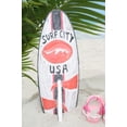 thumbnail image 2 of Surf City, USA Surf Sign 20" w/ Fin - Surfing Decor Accents | #bds1208650, 2 of 2