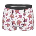 thumbnail image 5 of Uemuo Purple Mushroom Pattern Men's Boxer Briefs,Trunk Anti-Chafing,Comfortable, Durable, and Stylish Underwear-Large, 5 of 9