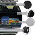 thumbnail image 6 of Bulopur All‑Weather Cargo Liner 29"x39" Sunflower Sunset Field Car Trunk Mat, Stain‑Resistant Art Rear Trunk Cover, 6 of 7
