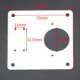 thumbnail image 5 of Placa Bisagra Reparación Gabinete Armario Muebles Cajón Ventana Reparación Hardware Hugtrwg Para estrenar, 5 of 5