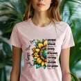 thumbnail image 5 of Christian T-Shirt The Lord is My Strength and My Song with Guitar Design, Gold, Size S, 5 of 6