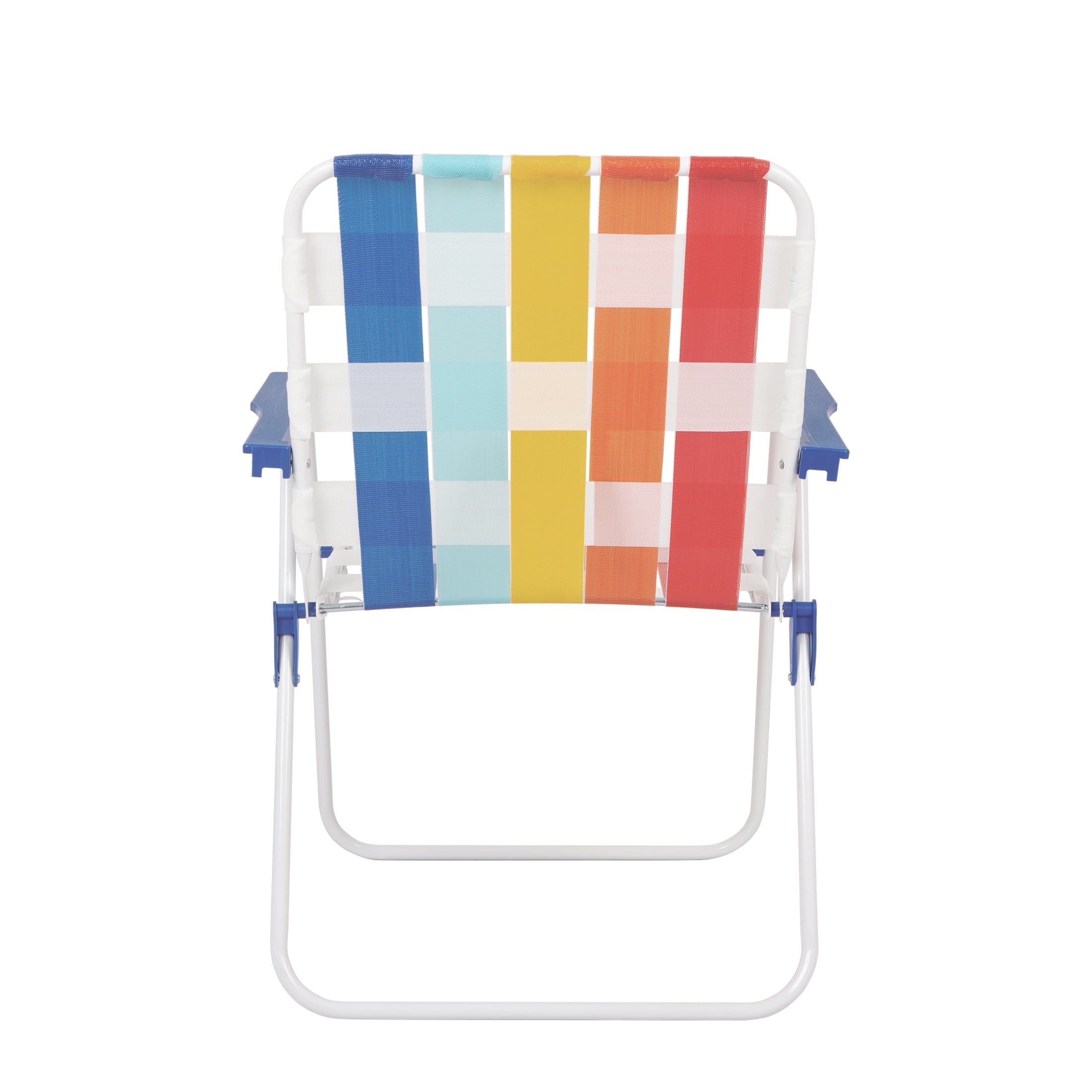 Mainstays Folding Beach Web Chair Multicolor Walmart