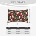 thumbnail image 4 of Naloa Merry Christmas1 Pillowcase, Throw Pillowcase, Wrinkle-Free, Stain-Resistant with Hidden Zipper for Bedroom Sofa-16"x24", 4 of 6