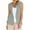 Gray, variant on Htigea Womens Fashion 2025 Sleeveless Blazer Vest Spring Summer Casual Open Front Lapel V Neck Office Waistcoat Long Vests Black,XL