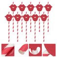 thumbnail image 2 of CIMAXIC Pailles Décoratives pour Fête 20 Pcs (Rouge), 7.76"X0.24"X0.24 Pouces, 2 of 4