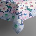 thumbnail image 3 of Boho Bohemia Flower Rectangle Tablecloth 60"x84",Waterproof Polyester Rectangle Table Cloth, Wipeable Spillproof Polyester Tablecloth for Dining, Camping, Indoor and Outdoor, 3 of 5