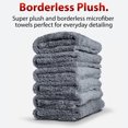 thumbnail image 2 of Toalla de microfibra Adam's Polishes Borderless Grey, 480 g/m², 40 x 40 cm, 2 of 6