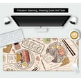 thumbnail image 4 of Japanese Food Desk Mat, XL Extra Large Gaming Mouse Pad, XXL Anti Slip Deskmat, Ramen Mousepad, Retro Sushi Foodie Japan Kawaii Full Desk Mouse Pad- 35.4 x 15.7 Inch, 4 of 6