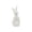 D, variant on THHEIC Ceramic Bunny Rabbits Figurine Decor, White Porcelain Modern Tabletop Bookshelf Art Home Statues Decoration for Easter Rabbits Weddings Crafts Ornaments