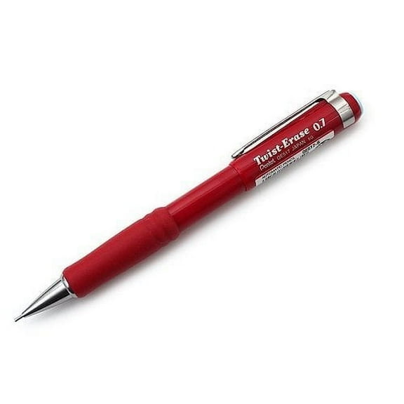 Twist-Erase III Mechanical Pencil (0.7mm), Red Barrel