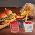 thumbnail image 4 of 3 PCS Mini Salsa Barriles Salsa de tomate Barriles Barriles Salsa Taza con asa, 4 of 6