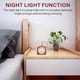 thumbnail image 2 of Alarm Clock Without Ticking Wooden Alarm Clock with Snooze Function A, 2 of 5