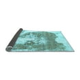 thumbnail image 2 of Ahgly Company Indoor Rectangle Abstract Light Blue Modern Area Rugs, 7' x 9', 2 of 4