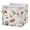 Cute Woodland Animals, variant on Fabric Open Basket Bins Foldable Storage Basket 2 Size Avliable Cute Woodland Animals