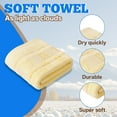 thumbnail image 3 of AUQ Wash Gags for Body,Precision Edge Loop Design Face Cloths for Washing Face,Stable Fiber Layout Wash Cloths for Your Face,Yellow,29.53*13.78*0.39in, 3 of 7
