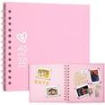 thumbnail image 6 of CCOCC Baby Girl Memory Book First 5 Years Keepsake Pink Newborn Photo Album and Journal, 6 of 7