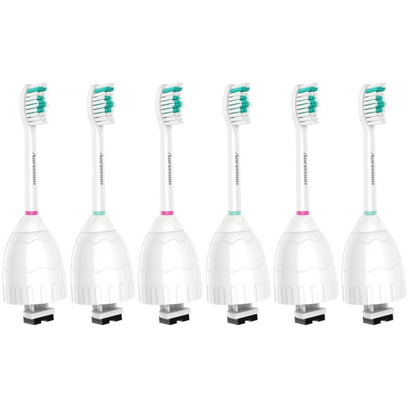 Cabezales de cepillo de dientes de repuesto compatibles con Aoremon con Philips Sonicare E-Series, paquete de 6