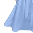 thumbnail image 4 of Ashirexll Girls Formal Gown Polyester Spandex Chiffon Solid Color Sleeveless Spaghetti Strap Light Blue 12-13 Years, 4 of 4