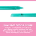 thumbnail image 2 of Vaso Cuticle Pusher Bona Fide Beauty, 1 unidad con funda, color verde, 2 of 7