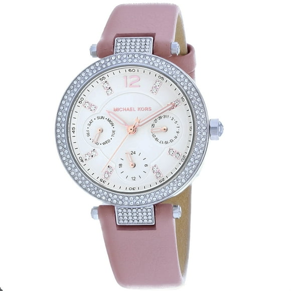 Michael Kors Parker Multifunction Blush Leather Ladies Watch