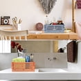 thumbnail image 5 of 5-Pack Storage Baskets Plastic for Shelf Home Kitchen Storage Bin Organizer, Mini Plastic Baskets,Stacking Folding Storage Baskets for Classroom Bedroom Bathroom Office,Multi Color(5.9" x 3.8"), 5 of 8