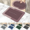 thumbnail image 2 of Mightlink Non-slip Mat Quick Drying Easy to Clean Strong Water Absorption Bathroom Kitchen Floor Mat Home Decor for Indoor, 2 of 7