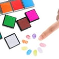 thumbnail image 3 of Creative Finger Painting Ink Pad 4x4cm Washable Water-Based Ink Pad for Kids DIY Rubber Stamp Gold Silver Red Yellow, 3 of 6
