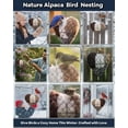 thumbnail image 5 of Handmade Fiber Bird Nesting Heart, Birds Nests Material Holder, Hummingbird Nest Boxes for Outside, Nester Houses Design, Dual-Season Outdoor Bird Shelter for Garden, Yard(Excluding fillers), 5 of 5