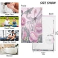 thumbnail image 3 of GZHJMY Watercolor Dragonflies Hand Towels Set of 2, Highly Absorbent Soft Cotton Face Towels Bathroom Decorative Towel for Beach Gym Spa Shower, 16x28In Washcloths, 3 of 7