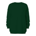 thumbnail image 6 of Patlollav Womens Sweatshirt Long Sleeve Round Neck Loose Solid Tops, 6 of 6