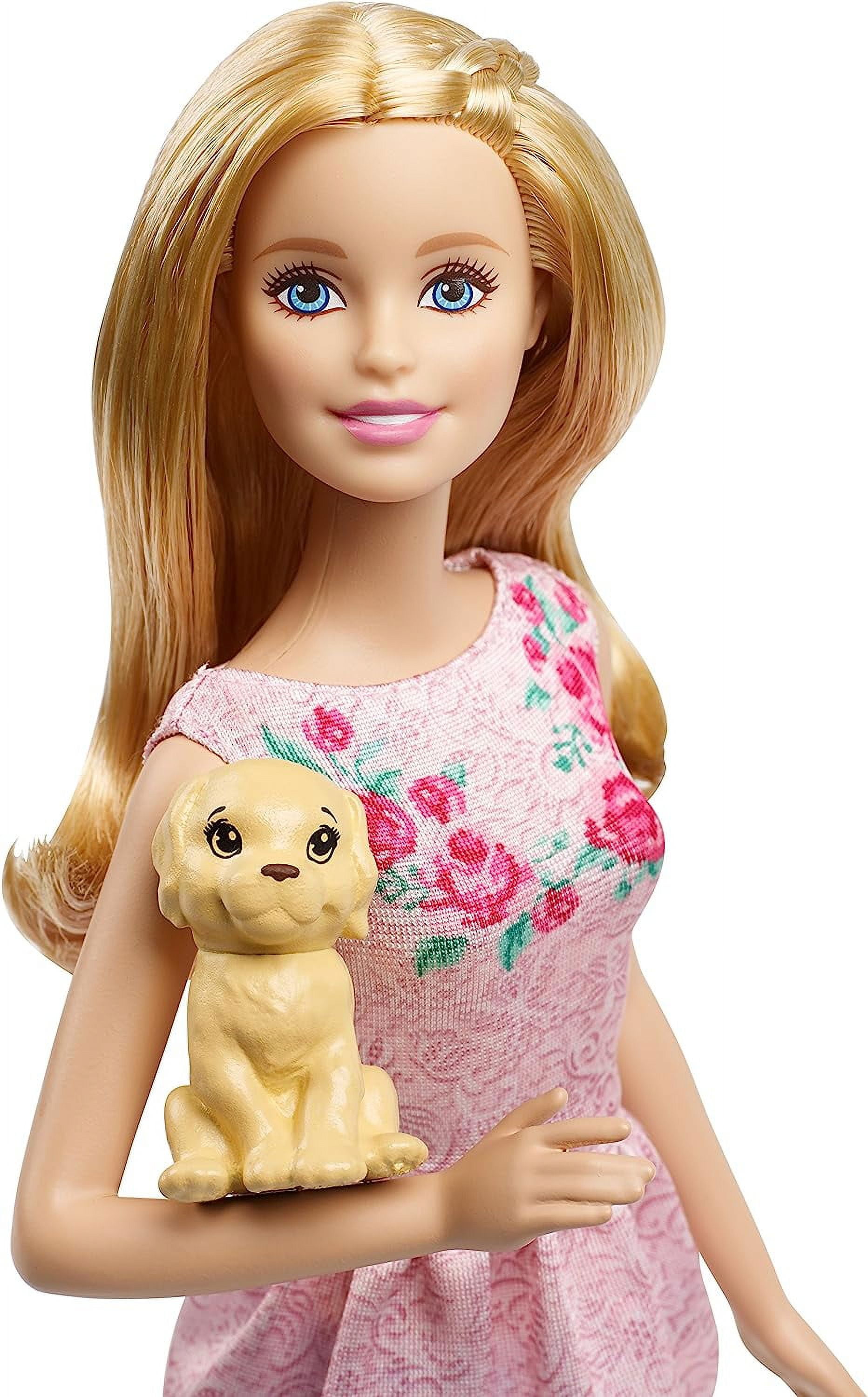 Barbie Barbie Doll With Dog And Puppies - Playpolis