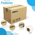 thumbnail image 4 of NineLeaf 8 Rolls Compatible for DYMO 30254 1-1/8 in x 3-1/2 in Clear Shipping Address Barcode Labels, 130 Labels Per Roll, 4 of 7