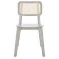 thumbnail image 5 of SAFAVIEH Luz Contemporary Cane Dining Chair, Grey, Set of 2 (17.3 in. W x 20.1 in. D x 31.9 in. H), 5 of 13